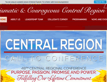 Tablet Screenshot of dstcentralregion.org
